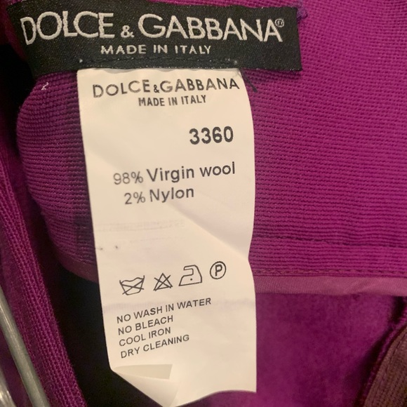 Dolce & Gabbana Wool Pencil Skirt - Picture 2 of 5